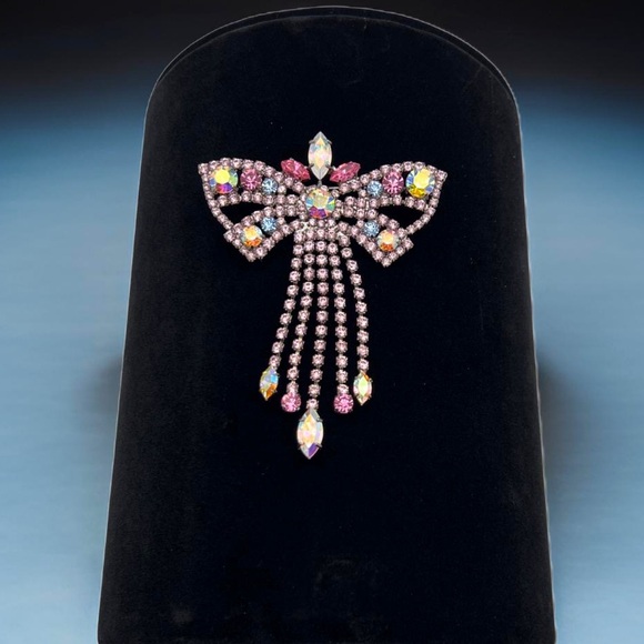 🔶NICKY BUTLER FASHION COLLECTIBLE Crystal Butterfly Bow Brooch ONE OF A KIND NB - Picture 13 of 13